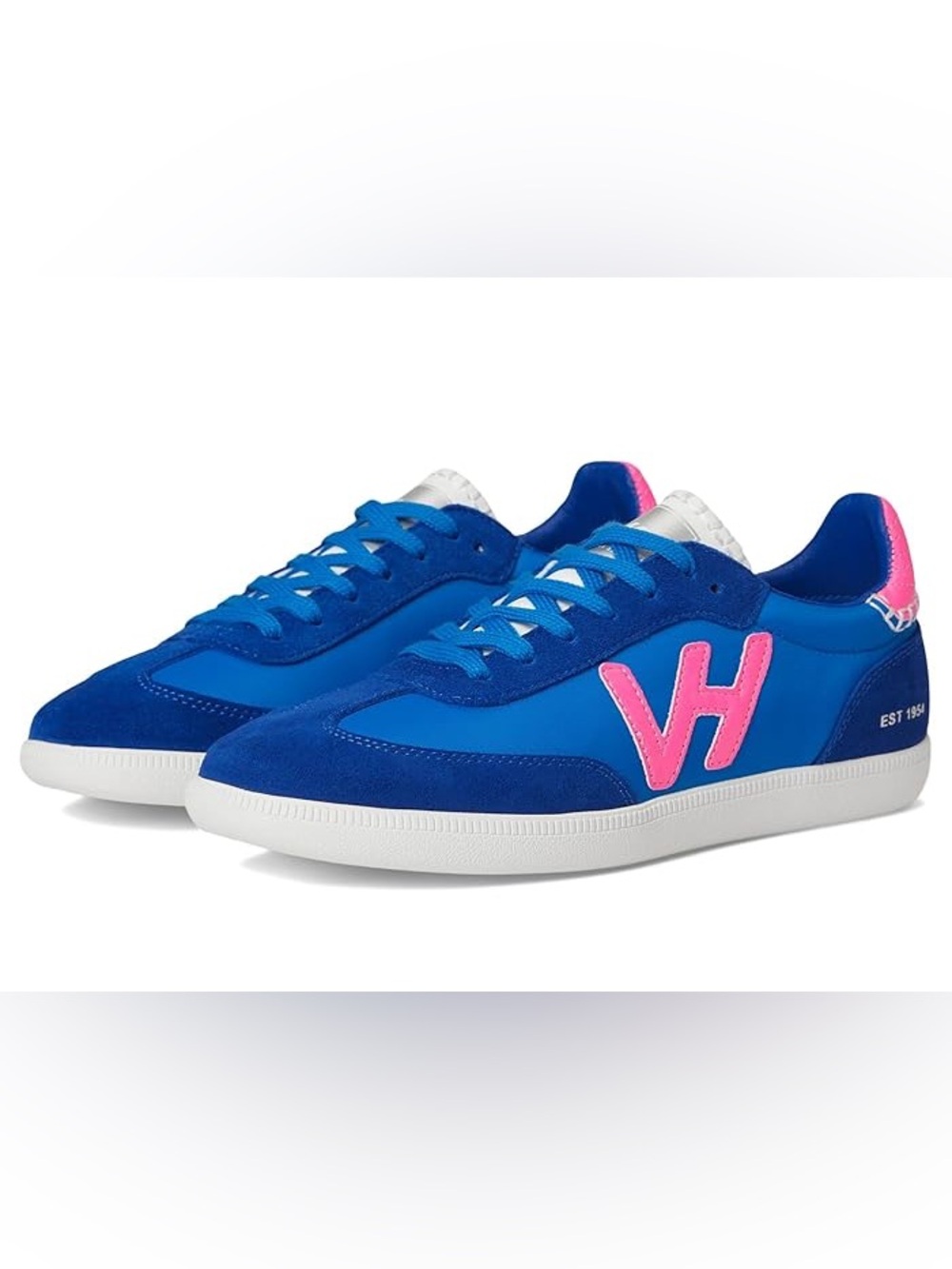 NWT Vintage Havana Crisp Suede Sneakers Electric Blue Sz 9